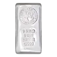 1kg Perth Mint Silver Bar - 2023 Design