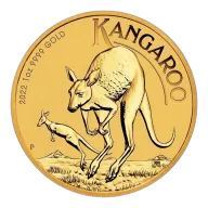 1oz Gold Kangaroo Coin 2022