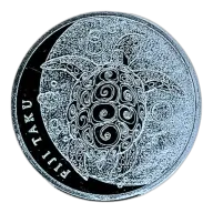 2011 New Zealand Mint $2 Fiji Taku 1 oz .999 Silver Coin
