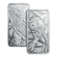 10 oz Bull & Bear Silver Bar
