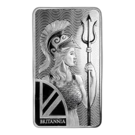 10 oz Silver Bar - Britannia