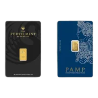 1 gram Gold Bar - Brand Varies (Carded)