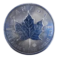 2015 Canadian Maple Leaf 5 Dollar 1oz Silver Coin