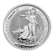 Great Britain 1 oz Silver Britannia .999 BU (Year Varies)