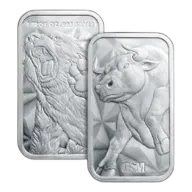 1 oz Bull & Bear Silver Bar