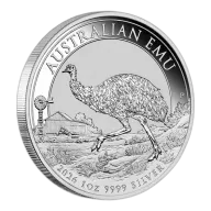 1 oz Emu Silver Coin