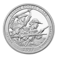 2017 5 oz Silver ATB George Rogers Clark National Park, IN
