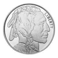 1 oz Silver Round - Buffalo Design (New)