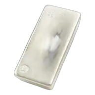 5kg ABC Silver Cast Bar (Vintage)