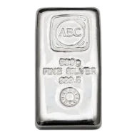 500g ABC Silver Cast Bar