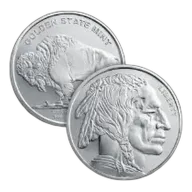 1 2 oz Buffalo Fractional Silver Round