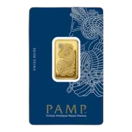 1/2 Oz Gold Bar - PAMP Suisse Lady Fortuna (In Assay Card)