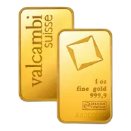 1 oz Valcambi Gold Bar
