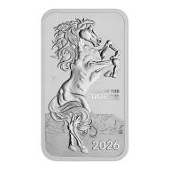 2026 Australian Lunar Horse Rectangular 1oz Silver Coin