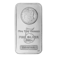 5 oz Morgan Silver Bar