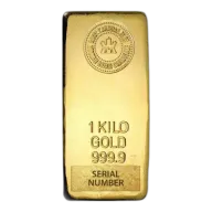 1 kg Royal Canadian Mint Gold Bar