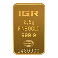 2.5 Gram Gold Bar - Istanbul Gold Refinery (with Assay)