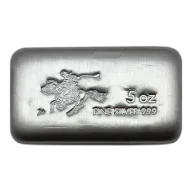 SilverTowne Pony 5oz .999 Silver Cast Bar