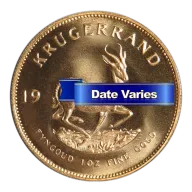 South African Gold Krugerrand 1 oz Random Year Uncirculated