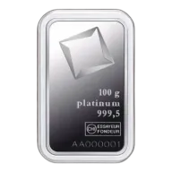 Valcambi 100 Gram Platinum Bar (In Assay)