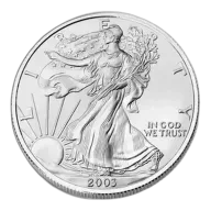 2003 Silver American Eagle - BU