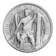 2022 Great Britain 1 oz Silver Myths & Legends: Little John BU