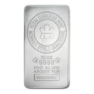 10 oz Royal Canadian Mint Silver Bar