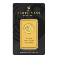 50g Gold Perth Mint Minted Bar (Buyback)