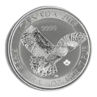 2018 1.5 Oz Canadian Snowy Owl Silver Coin