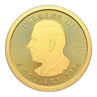 2024 1/10 oz Canadian Gold Maple Leaf Uncirculated