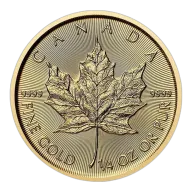 2026 Canadian Maple Leaf 1/4oz Gold Coin