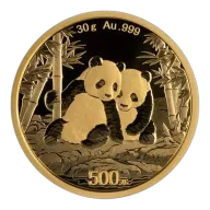 2026 Chinese Panda 30g Gold Coin