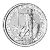 2024 Silver Britannia 0.25 oz Bullion Coin - Pre-Owned