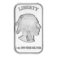 SilverTowne Mint USA Buffalo 1oz Silver Bar