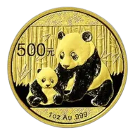Chinese Gold Panda 1 Ounce 2012