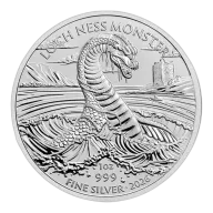 2026 UK Legendary Creatures: The Legend of the Loch Ness Monster 1oz Silver Coin