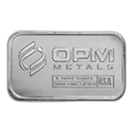 1 oz Silver Bar - OPM (.999+ Fine)