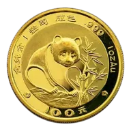 Chinese Gold Panda 1 Ounce 1988