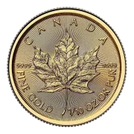 2026 Canadian Maple Leaf 1/10 oz Gold Coin