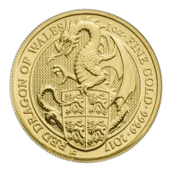 The Queen's Beasts 2017 - The Red Dragon - 1 oz Gold Bullion Coin