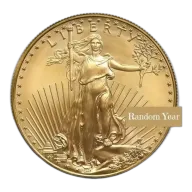 1/10 oz Gold American Eagle Coin(Random Year)