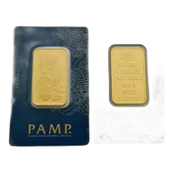 1 oz Gold Bar - Pamp Suisse Lady Fortuna Veriscan in Assay Card