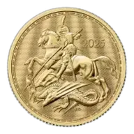 1/4 oz St George and the Dragon Gold Coin