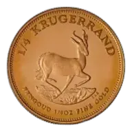 Gold 0.25 oz Krugerrand Bullion Coin - Minty