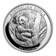 1 Oz Australia Koala .999% Fine Silver Coin BU 2013