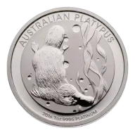 Australian Perth Mint Platinum Platypus 1oz - Backdated