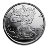 1/2 oz Walking Liberty Silver Round