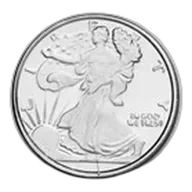 1/10 oz Walking Liberty Silver Round