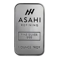 1 oz Asahi Silver Bar