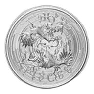 1 oz Silver Round - Pisces (Zombie Zodiacs)
